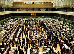 Floor trading at the new stock trading floor (3)